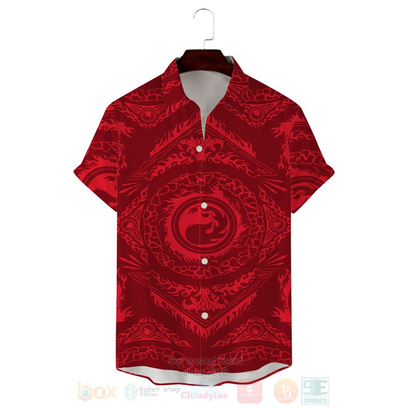 BEST MTG Red Mana Symbol All Over Print Hawaiian Shirt 2 MTG Red Mana Symbol Hawaiian Shirt
