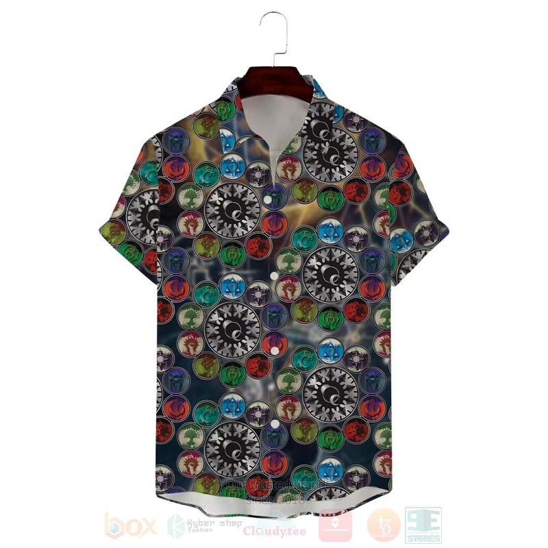 BEST MTG Symbols Cover Color All Over Print Hawaiian Shirt 3 MTG Symbols Cover Color Hawaiian Shirt