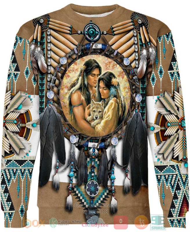 HOT Family Feather Native Motifs All Over Printed 3D Shirt, Hoodie 4 Family Feather Native Motifs 3D Shirt Hoodie 1 2 3