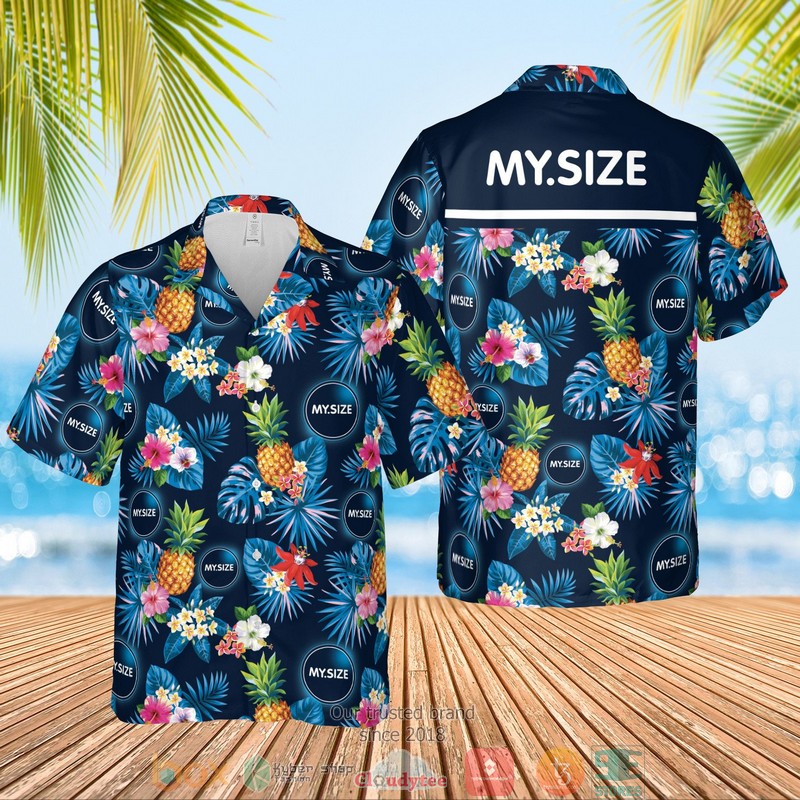 NEW MY.SIZE Condoms pineapple Summer Hawaii Shirt, Shorts 4 MY SIZE Condoms pineapple Hawaiian Shirt Shorts