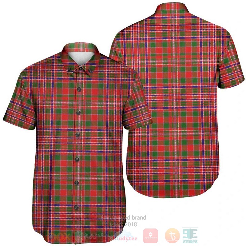 BEST MacAlister Modern Tartan Aloha Shirt 7 MacAlister Modern Tartan Short Sleeve Hawaiian Shirt