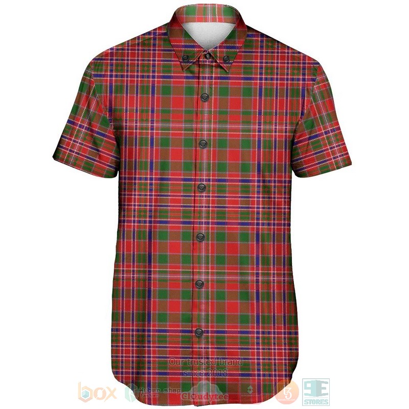 MacAlister Modern Tartan Short Sleeve Hawaiian Shirt 1