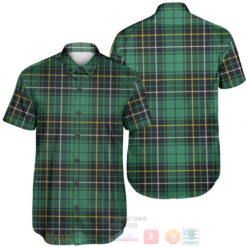 MacAlpine Ancient Tartan Short Sleeve Hawaiian Shirt