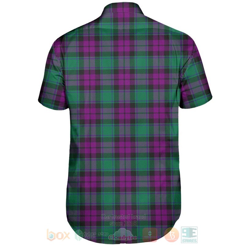 BEST MacArthur Milton Tartan Aloha Shirt 3 MacArthur Milton Tartan Short Sleeve Hawaiian Shirt 1 2