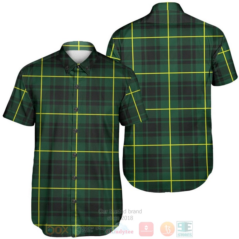 BEST MacArthur Modern Tartan Aloha Shirt 1 MacArthur Modern Tartan Short Sleeve Hawaiian Shirt