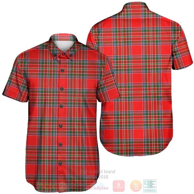 BEST MacBean Modern Tartan Aloha Shirt 7 MacBean Modern Tartan Short Sleeve Hawaiian Shirt