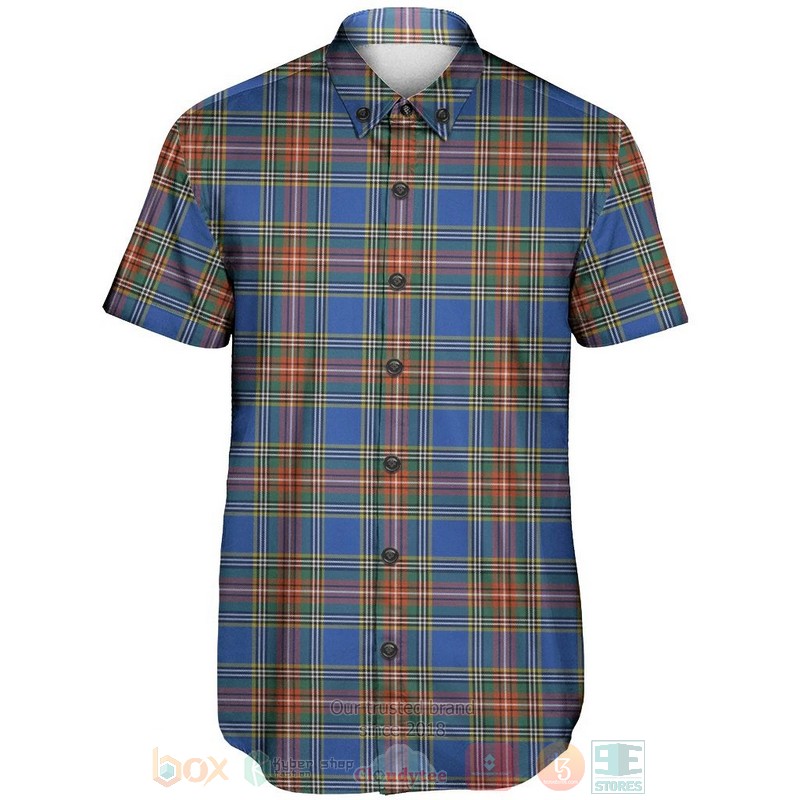 BEST MacBeth Ancient Tartan Aloha Shirt 2 MacBeth Ancient Tartan Short Sleeve Hawaiian Shirt 1