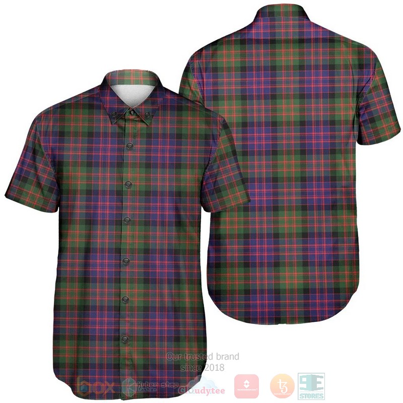 MacDonald Modern Tartan Short Sleeve Hawaiian Shirt