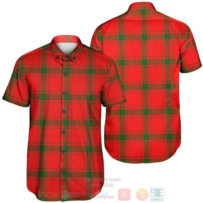 BEST MacDonald of Sleat Tartan Aloha Shirt 6 MacDonald of Sleat Tartan Short Sleeve Hawaiian Shirt