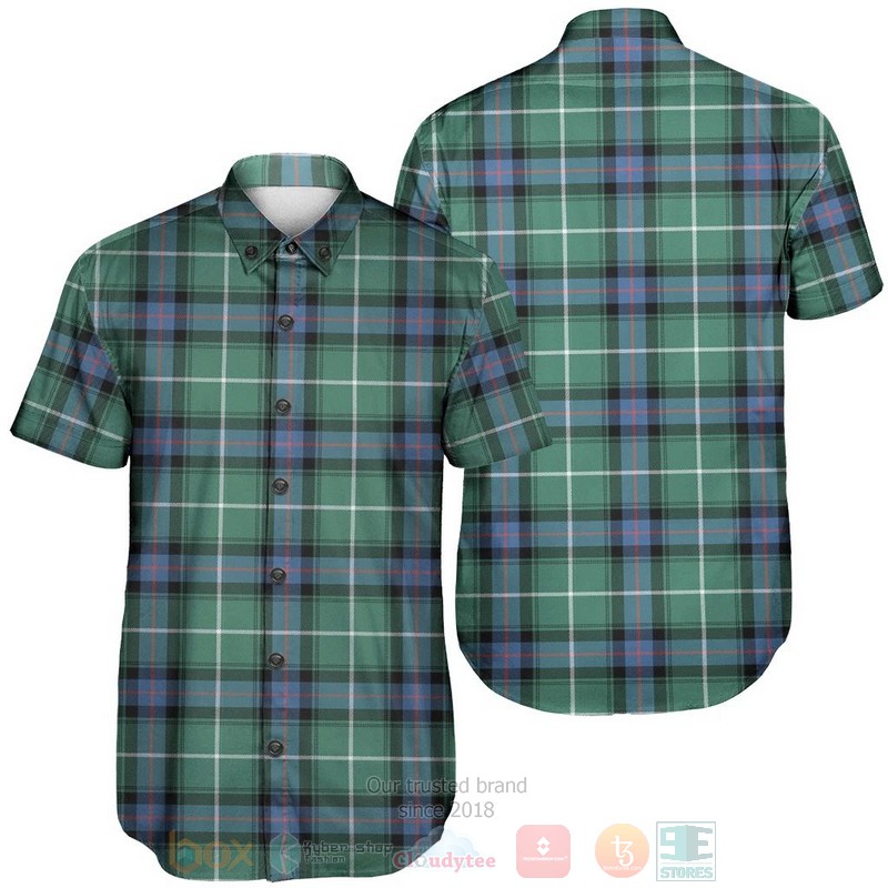 MacDonald of the Isles Hunting Ancient Tartan Short Sleeve Hawaiian Shirt