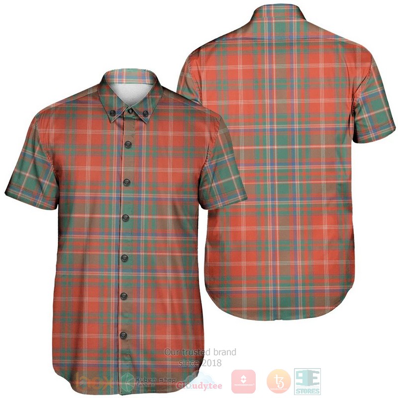 BEST MacDougall Ancient Tartan Aloha Shirt 1 MacDougall Ancient Tartan Short Sleeve Hawaiian Shirt