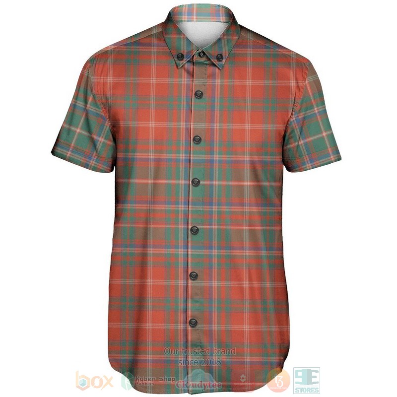 BEST MacDougall Ancient Tartan Aloha Shirt 2 MacDougall Ancient Tartan Short Sleeve Hawaiian Shirt 1