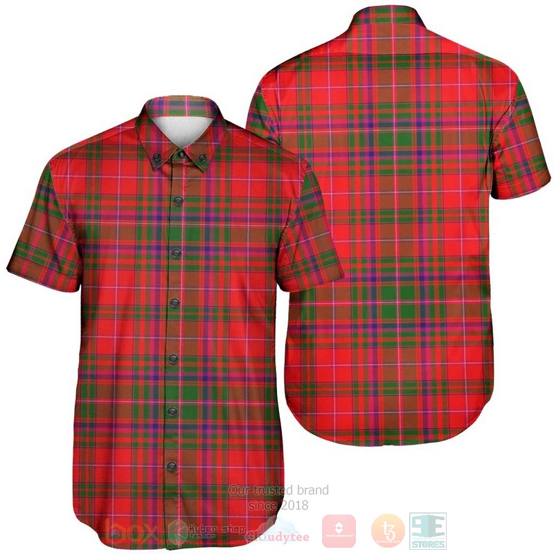 BEST MacDougall Modern Tartan Aloha Shirt 7 MacDougall Modern Tartan Short Sleeve Hawaiian Shirt