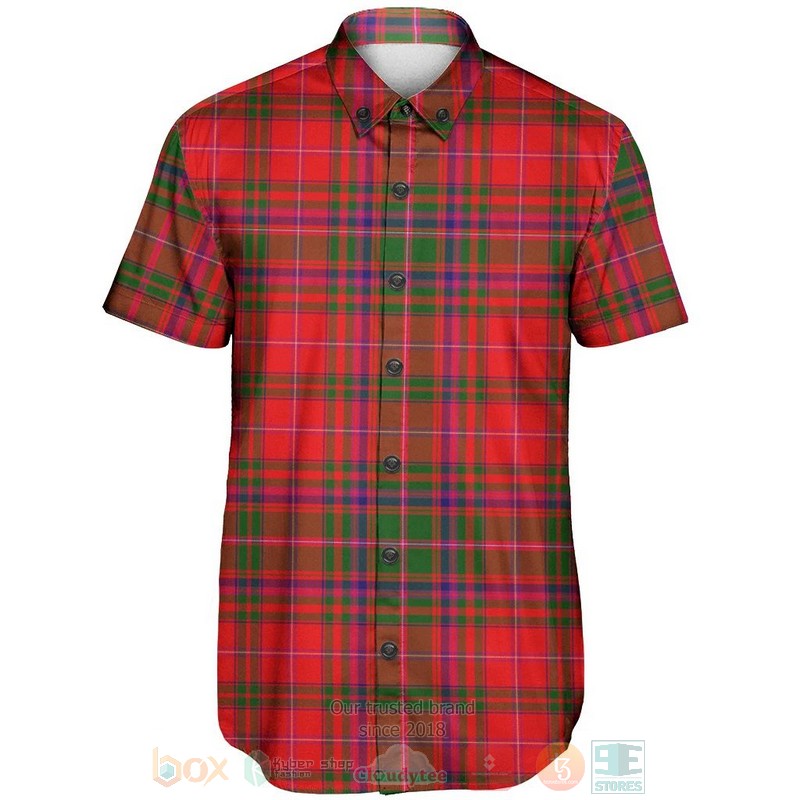 BEST MacDougall Modern Tartan Aloha Shirt 2 MacDougall Modern Tartan Short Sleeve Hawaiian Shirt 1