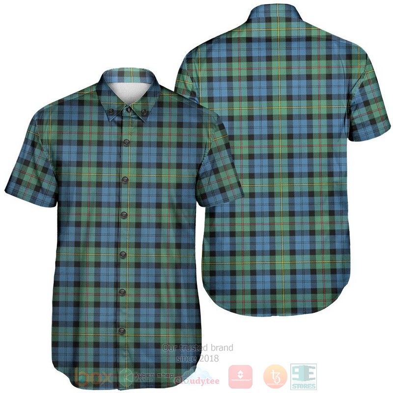 MacEwen Ancient Tartan Short Sleeve Hawaiian Shirt