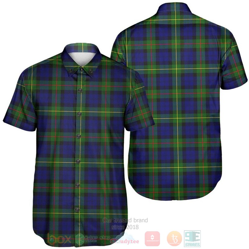 MacEwen Modern Tartan Short Sleeve Hawaiian Shirt