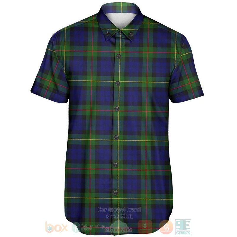 BEST MacEwen Modern Tartan Aloha Shirt 2 MacEwen Modern Tartan Short Sleeve Hawaiian Shirt 1