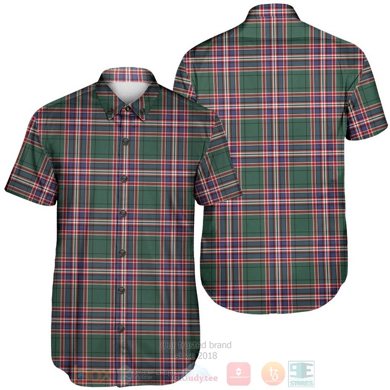 BEST MacFarlane Hunting Modern Tartan Aloha Shirt 3 MacFarlane Hunting Modern Tartan Short Sleeve Hawaiian Shirt