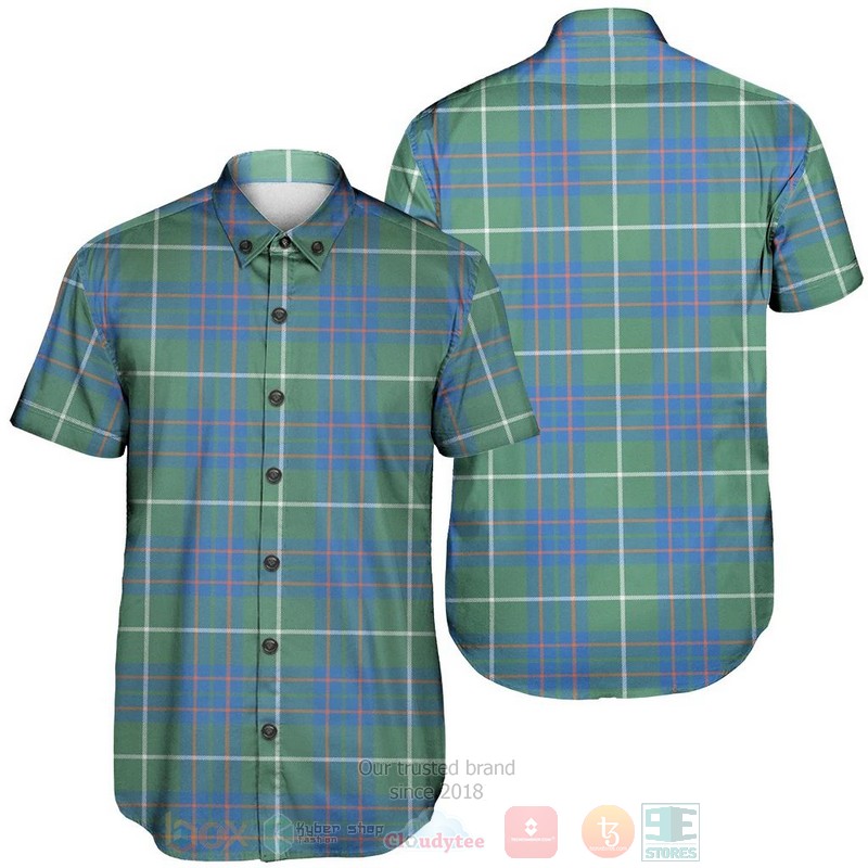 MacIntyre Hunting Ancient Tartan Short Sleeve Hawaiian Shirt