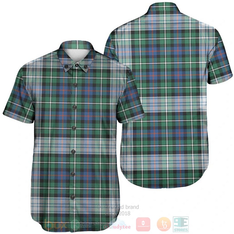MacKenzie Dress Ancient Tartan Short Sleeve Hawaiian Shirt