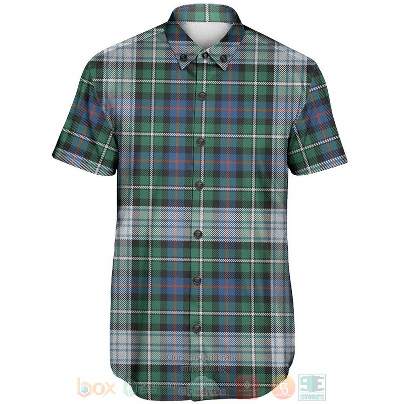 BEST MacKenzie Dress Ancient Tartan Aloha Shirt 2 MacKenzie Dress Ancient Tartan Short Sleeve Hawaiian Shirt 1