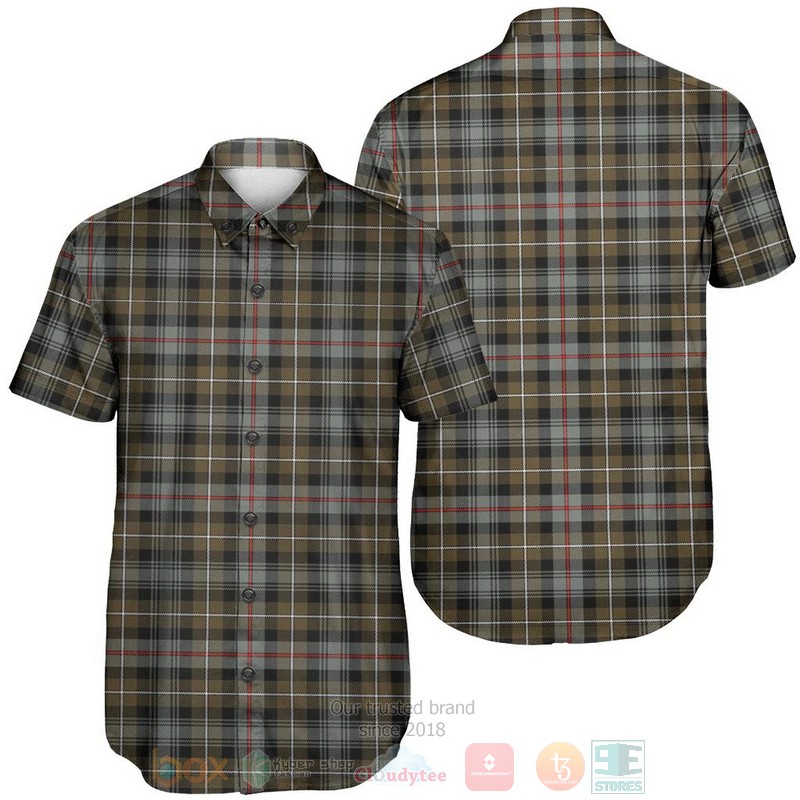 BEST MacKenzie Weathered Tartan Aloha Shirt 7 MacKenzie Weathered Tartan Short Sleeve Hawaiian Shirt