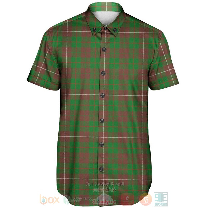 BEST MacKinnon Hunting Modern Tartan Aloha Shirt 2 MacKinnon Hunting Modern Tartan Short Sleeve Hawaiian Shirt 1