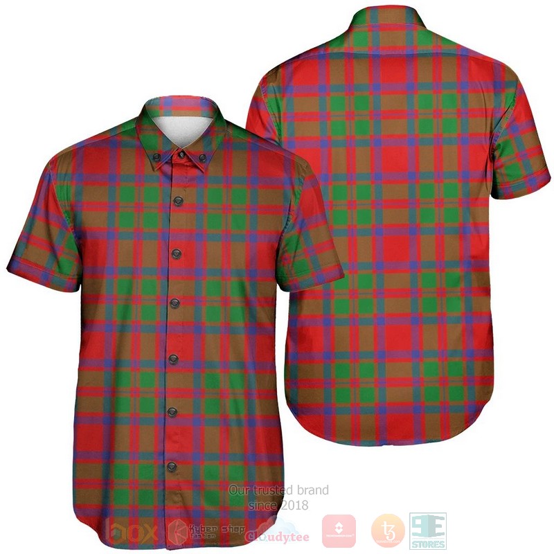 BEST MacKintosh Modern Tartan Aloha Shirt 3 MacKintosh Modern Tartan Short Sleeve Hawaiian Shirt