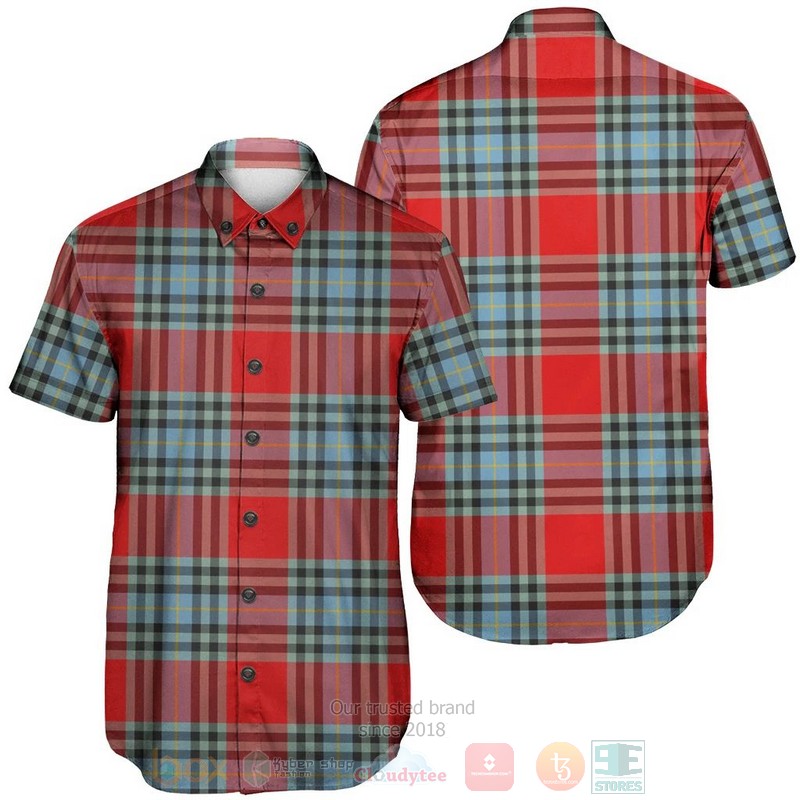BEST MacLeay Tartan Aloha Shirt 1 MacLeay Tartan Short Sleeve Hawaiian Shirt