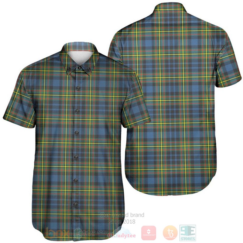 MacLellan Ancient Tartan Short Sleeve Hawaiian Shirt