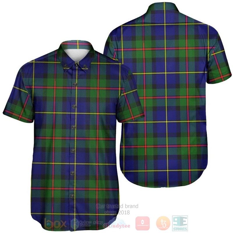 BEST MacLeod of Harris Modern Tartan Aloha Shirt 6 MacLeod of Harris Modern Tartan Short Sleeve Hawaiian Shirt