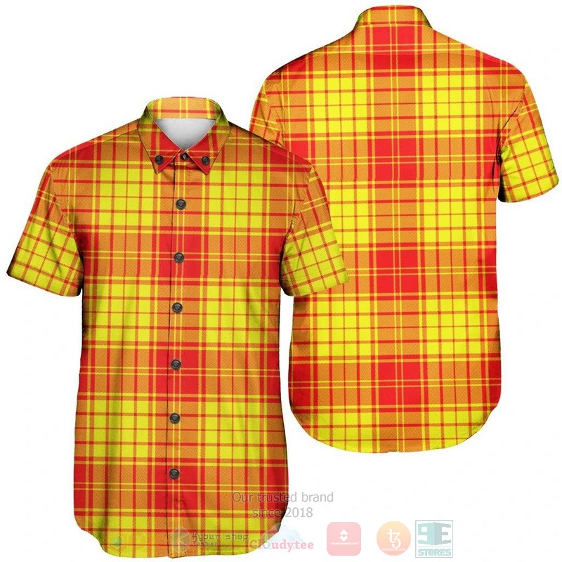 BEST MacMillan Clan Tartan Aloha Shirt 1 MacMillan Clan Tartan Short Sleeve Hawaiian Shirt
