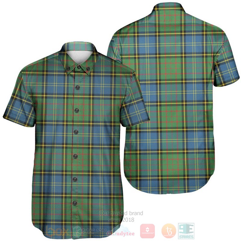 MacMillan Hunting Ancient Tartan Short Sleeve Hawaiian Shirt
