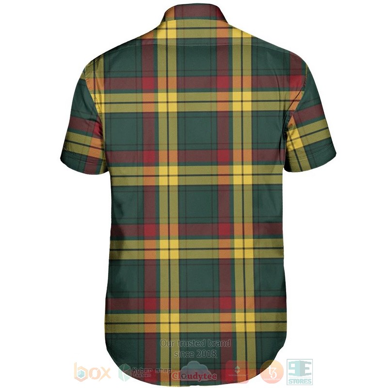 BEST MacMillan Old Modern Tartan Aloha Shirt 3 MacMillan Old Modern Tartan Short Sleeve Hawaiian Shirt 1 2