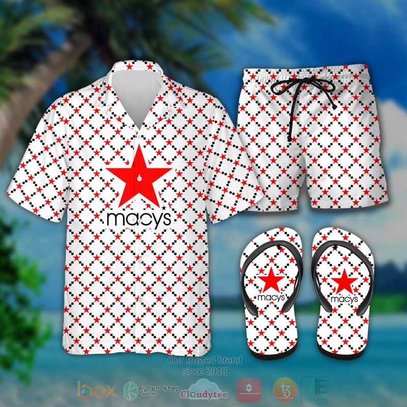 Macys Hawaiian Shirt Shorts