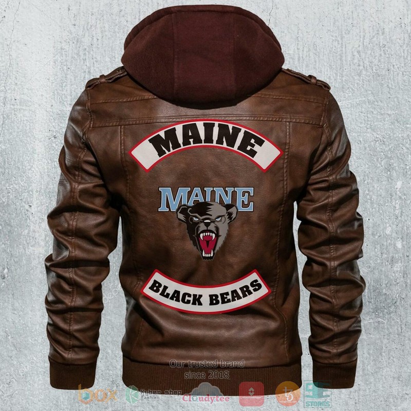 Maine Bears NCAA Football Leather Jacket
