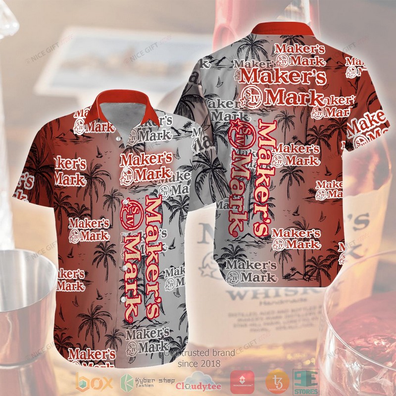 Maker's Mark Coconut 3D Hawaii Shirt 1 Makers Mark Coconut 3D Hawaii Shirt