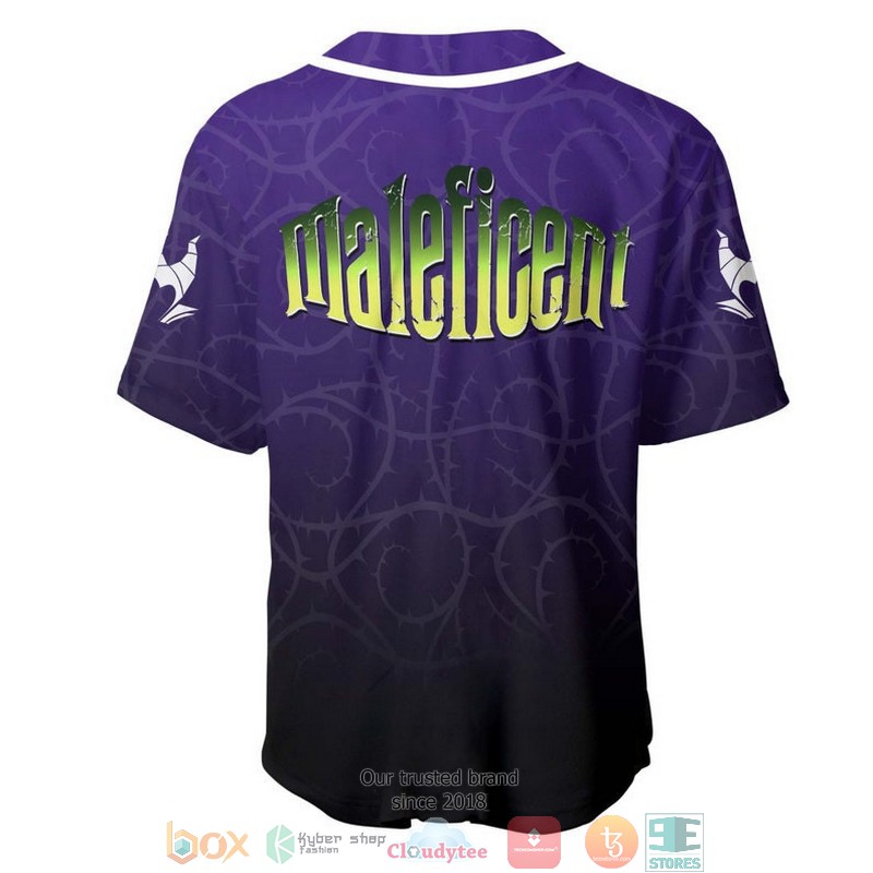 Maleficent Ombre Purple Black Baseball Jersey 3 Maleficent Ombre Purple Black Baseball Jersey 1 2