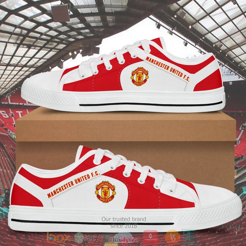 Manchester United F C Man MU Canvas low top shoes 1
