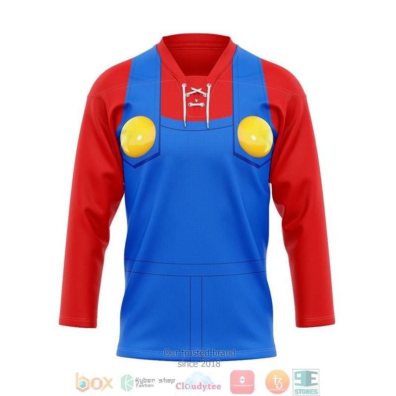 Mario Hockey Jersey Shirt