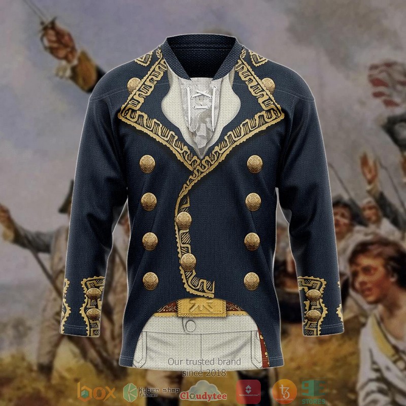 Marquis de Lafayette Hockey Jersey Shirt 3 Marquis de Lafayette Hockey Jersey Shirt 1 2