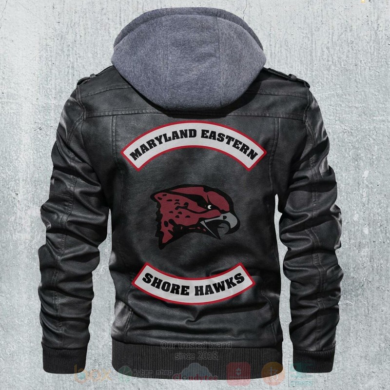 Marryland Eastern Shore Hawks NCAA Footballs Leather Jacket