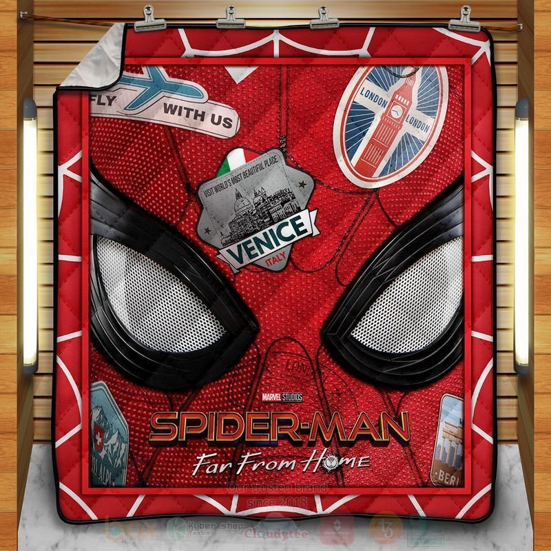 BEST Marvel Far From Home Quilted Fabric 6 Marvel Far From Home Quilt