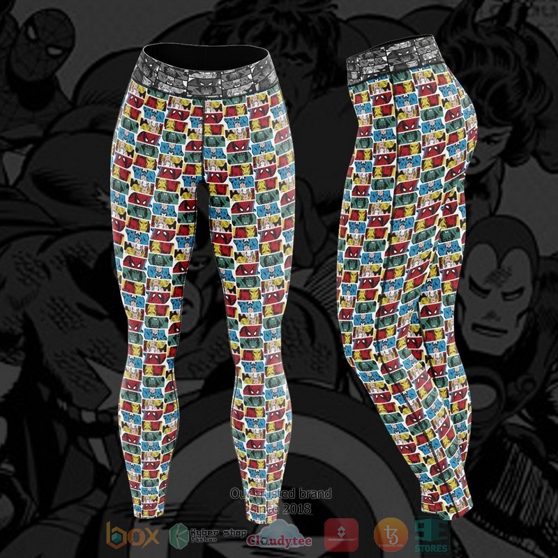 Marvel Heroes Unisex Leggings 1