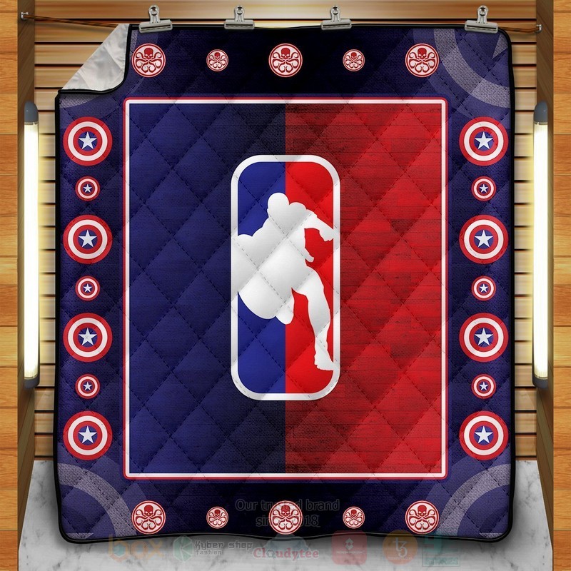 Marvel NBA Captain America Quilt