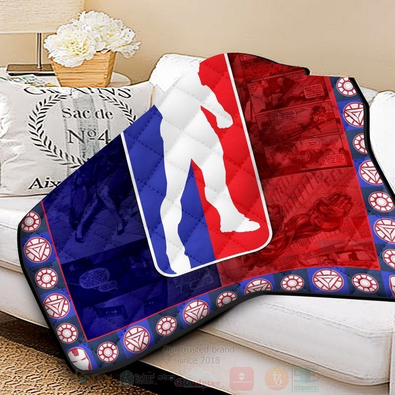 BEST Marvel NBA Iron Man Quilted Fabric 2 Marvel NBA Iron Man Quilt 1