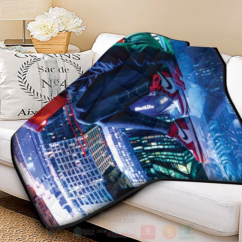 BEST Marvel Spider-Man Leap Of Faith Quilted Fabric 2 Marvel Spider Man Leap Of Faith Quilt 1