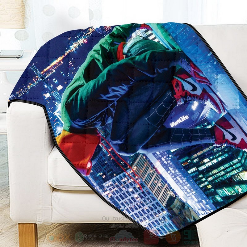 BEST Marvel Spider-Man Leap Of Faith Quilted Fabric 3 Marvel Spider Man Leap Of Faith Quilt 1 2