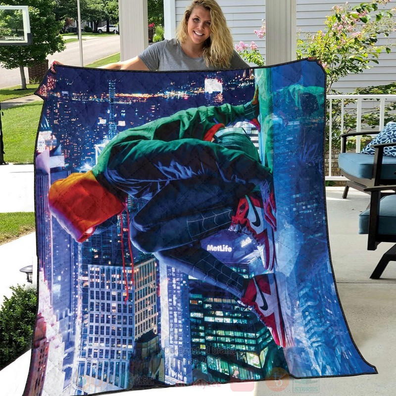 BEST Marvel Spider-Man Leap Of Faith Quilted Fabric 6 Marvel Spider Man Leap Of Faith Quilt 1 2 3 4 5