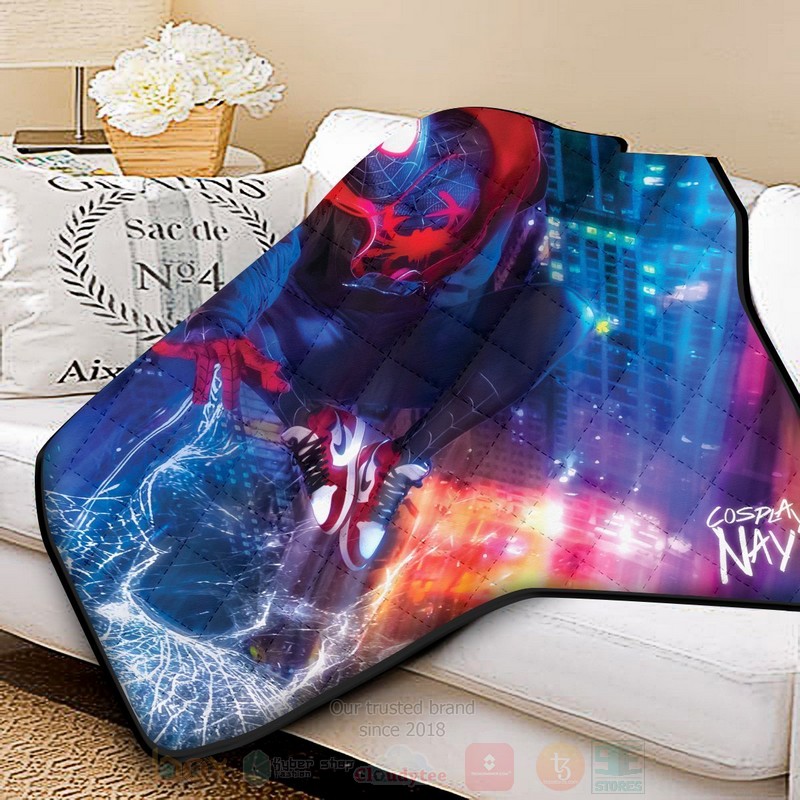 BEST Marvel Spider-Man Multiverse Slinger - Signed Quilted Fabric 2 Marvel Spider Man Multiverse Slinger Signed Quilt 1